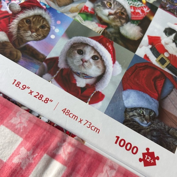 ADORABLE Christmas Kitties 1000 piece puzzle NEW!! - Picture 4 of 5